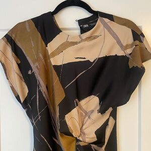 Zara Satin Effect Dress